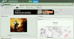 Desktop Screenshot of angharrad.deviantart.com