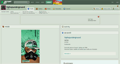 Desktop Screenshot of hiphopunderground.deviantart.com