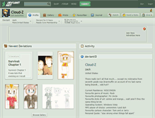 Tablet Screenshot of cloud-z.deviantart.com
