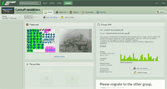 Desktop Screenshot of cutstuff-mm8bdm.deviantart.com