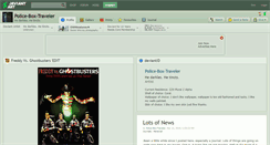 Desktop Screenshot of police-box-traveler.deviantart.com