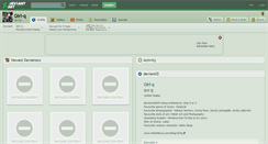 Desktop Screenshot of girl-q.deviantart.com