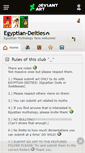 Mobile Screenshot of egyptian-deities.deviantart.com