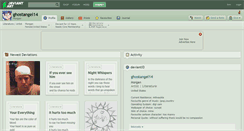 Desktop Screenshot of ghostangel14.deviantart.com