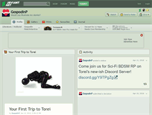 Tablet Screenshot of gospodinp.deviantart.com