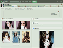 Tablet Screenshot of kinkiibug.deviantart.com