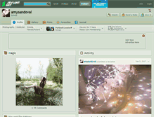 Tablet Screenshot of amysandoval.deviantart.com