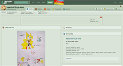 Desktop Screenshot of heart-of-true-love.deviantart.com