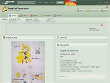 Tablet Screenshot of heart-of-true-love.deviantart.com