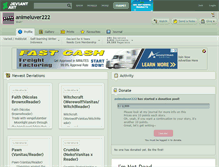Tablet Screenshot of animeluver222.deviantart.com