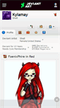 Mobile Screenshot of kylamay.deviantart.com