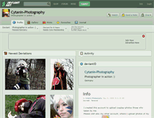 Tablet Screenshot of cytanin-photography.deviantart.com