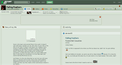 Desktop Screenshot of falling-feathers.deviantart.com