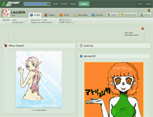 Tablet Screenshot of lauzable.deviantart.com