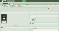Desktop Screenshot of gravediggr.deviantart.com