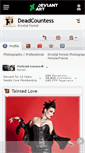 Mobile Screenshot of deadcountess.deviantart.com