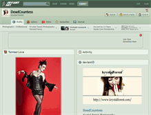 Tablet Screenshot of deadcountess.deviantart.com