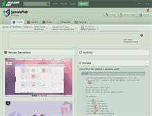 Tablet Screenshot of jamalaftab.deviantart.com
