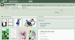 Desktop Screenshot of necromancershogo.deviantart.com