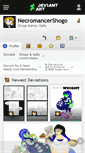 Mobile Screenshot of necromancershogo.deviantart.com