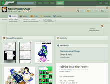 Tablet Screenshot of necromancershogo.deviantart.com