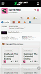 Mobile Screenshot of got87hic.deviantart.com