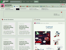 Tablet Screenshot of got87hic.deviantart.com