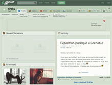 Tablet Screenshot of grobs.deviantart.com