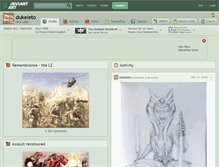 Tablet Screenshot of dukeleto.deviantart.com