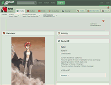 Tablet Screenshot of hrist.deviantart.com