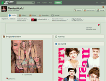 Tablet Screenshot of flawlessworld.deviantart.com