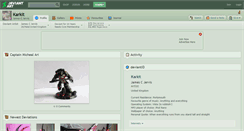 Desktop Screenshot of karkit.deviantart.com