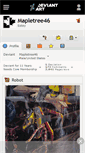Mobile Screenshot of mapletree46.deviantart.com