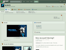 Tablet Screenshot of birdie94.deviantart.com