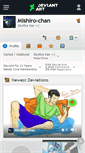 Mobile Screenshot of mishiro-chan.deviantart.com