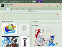 Tablet Screenshot of mishiro-chan.deviantart.com