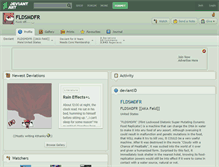 Tablet Screenshot of fldsmdfr.deviantart.com