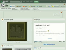 Tablet Screenshot of litho.deviantart.com