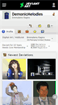 Mobile Screenshot of demonicmelodies.deviantart.com