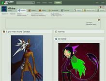 Tablet Screenshot of kilirina.deviantart.com