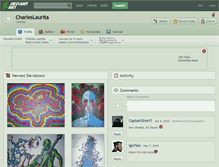 Tablet Screenshot of charleslaurita.deviantart.com