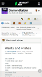 Mobile Screenshot of diamondraider.deviantart.com