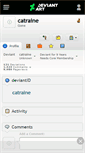 Mobile Screenshot of catraine.deviantart.com