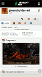 Mobile Screenshot of greenchyldes-art.deviantart.com