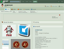 Tablet Screenshot of paulgrozyan.deviantart.com