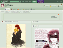 Tablet Screenshot of misakisagara.deviantart.com