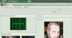 Desktop Screenshot of f705t.deviantart.com