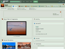 Tablet Screenshot of itash.deviantart.com
