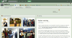 Desktop Screenshot of kingfury76.deviantart.com