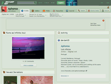 Tablet Screenshot of aphonso.deviantart.com